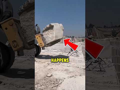 He Dropped a Giant Rock into the River and This Happened‼️🤯