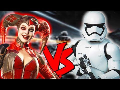 Harley Quinn Vs Stormtrooper Army - Epic Battle - Injustice 2 Star Wars Mod