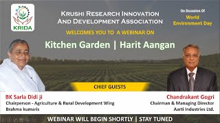 KRIDA Webinar on Kitchen Garden / Harit Aangan