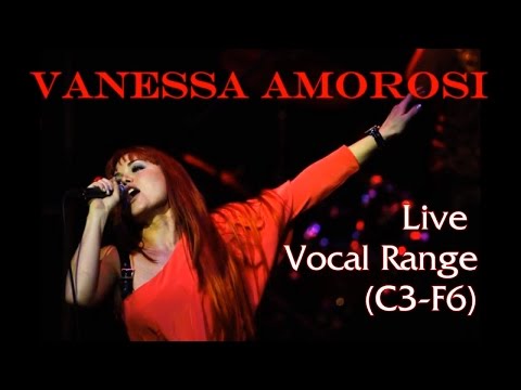 Vanessa Amorosi's Live Vocal Range/Best High Notes (C3-F6)