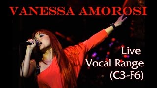 Vanessa Amorosi's Live Vocal Range/Best High Notes (C3-F6)