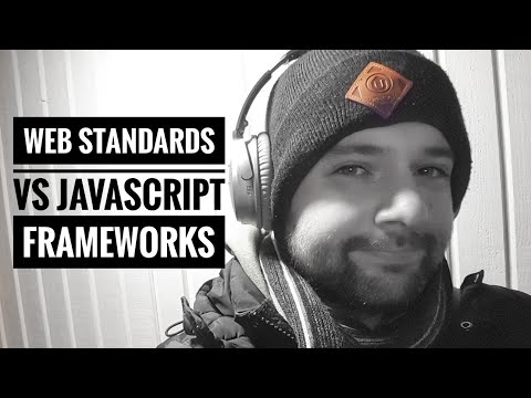 Web standards vs Javascript frameworks