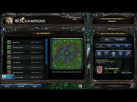 Happy's stream 8th January 2022 Battle.net - w3champions