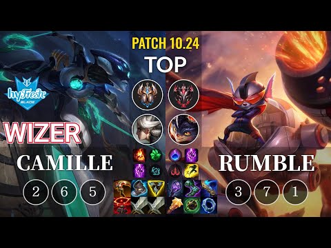 hyF Wizer Camille vs Rumble Top - KR Patch 10.24