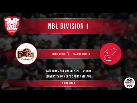 NBL LIVE: Hemel Storm vs Reading Rockets - 27.03.21