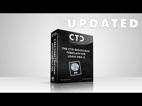 The CTO QuickLoad Template for LOGIC PRO X - UPDATE