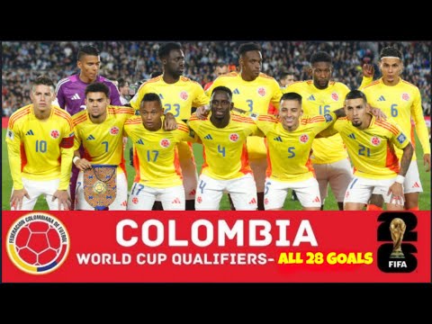 COLOMBIA || Road to FIFA World Cup 2026 || All goals in Qualifiers⚽