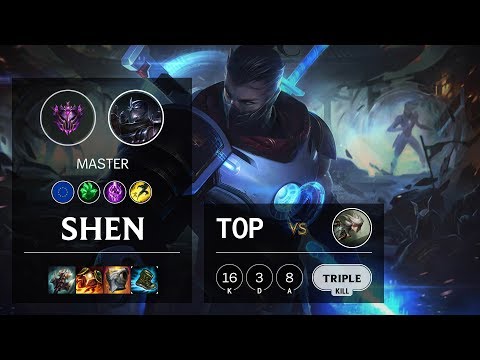 Shen Top vs Camille - EUW Master Patch 10.8