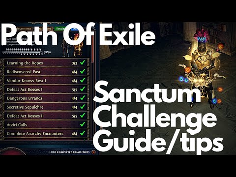 Path of Exile: Sanctum Challenge Guide/Tips
