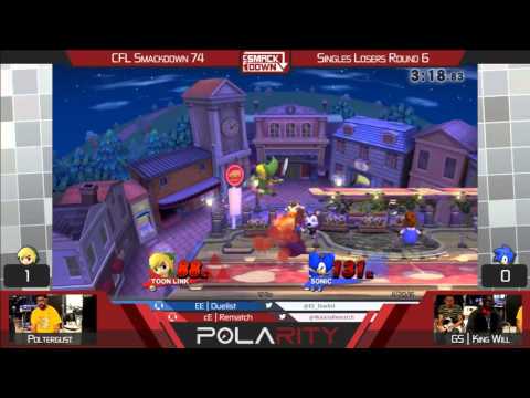 CFLS74 - Poltergust (Toon Link) vs GS | KingWill (Sonic) - LR6