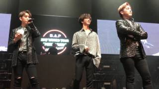 B.A.P 2017 WORLD TOUR BABY PARTY IN CHICAGO - TALK SESSION
