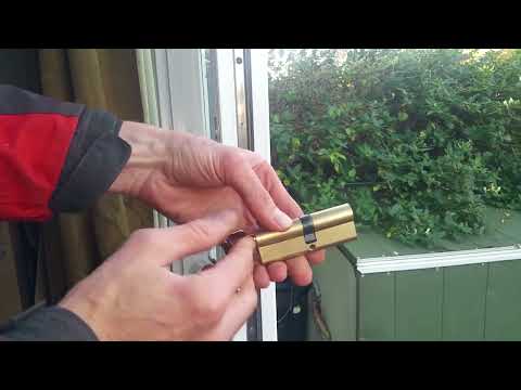 Lost keys!  How to replace euro cylinder lock