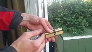 Lost keys!  How to replace euro cylinder lock