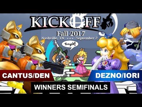Kickoff - Fall 2017 Melee Doubles: Den/Cantus VS Iori/Dezno - Winners Semifinals