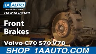 How to Replace Brake Kit 98-00 Volvo S70