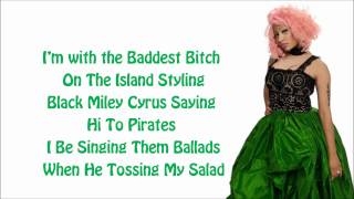 Nicki Minaj - Dang A Lang Verse Lyrics Video