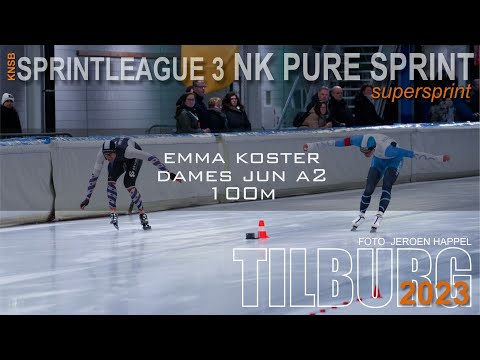 Emma Koster 100m NK Pure Sprint Tilburg 2023