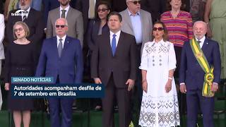 Representantes dos Três Poderes participam do desfile de 7 de setembro em Brasília
