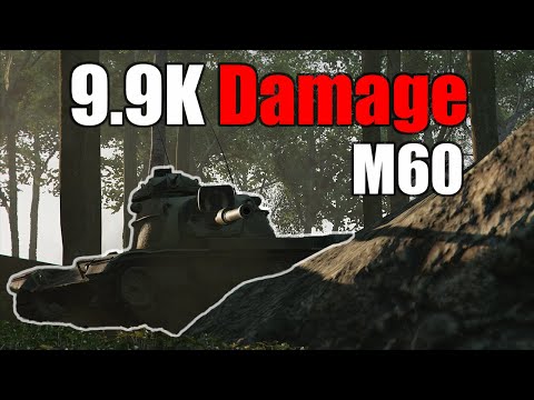 Wot Console - 9.9k Damage - M60 - Thiepval Ridge