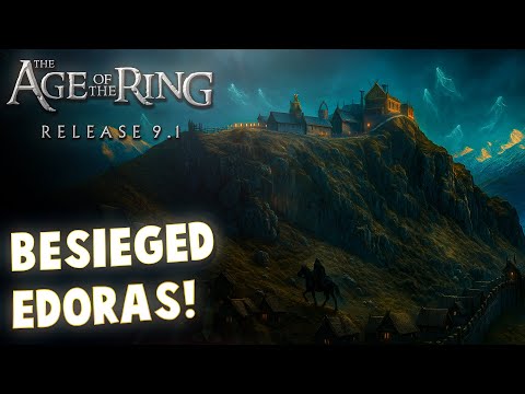 Besieged Edoras! | Age of the Ring Mod 9.1 | Bfme Game | lord of the rings | Edoras | lotr