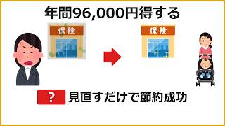 保険料月8,000円削減。秋の見直しで年96,000円浮く仕組み