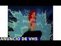 Anuncio La Sirenita 1989 VHS Comercial