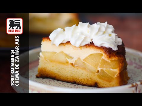 Tort cu mere și cremă de zahăr ars | MEGA IMAGE