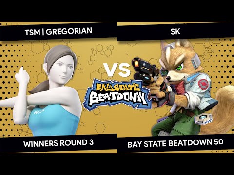 Bay State Beatdown 50 - tsm | gregorian (Wii Fit Trainer) vs SK (Fox) - Winners Round 3