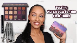 Trying Alter Ego Sundown Palette, Brushes & Eyeshadow Base + 2 Looks | Mo Makeup Mo Beauty