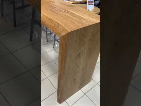 фото стол/барная стойка/консоль из дуба 245х80х110 см 0