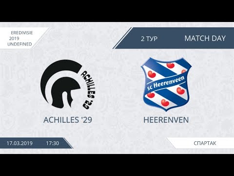 AFL19. Netherlands. Eredivisie. Day 2. Achilles 29 - Heerenveen.