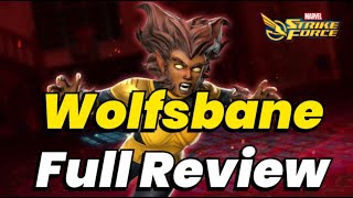TIME TO CORE!? WOLFSBANE FULL REVIEW! T4 & ISO-8 & RED STAR! NEW MUTANTS | MARVEL Strike Force