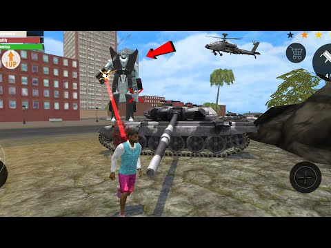 Real Gangster Crime (Real Hero Fight Car Robot) Real Hero Fight Army Tank - Android Gameplay HD