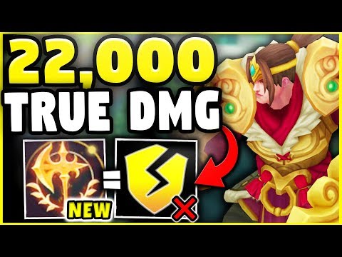 BREAKING THE WORLD RECORD FOR MOST TRUE DAMAGE DEALT ON GAREN! (CONQUEROR KEYSTONE!)