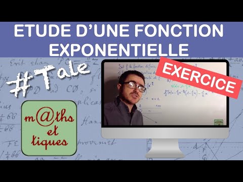 Study an exponential function exp(u) - Terminale