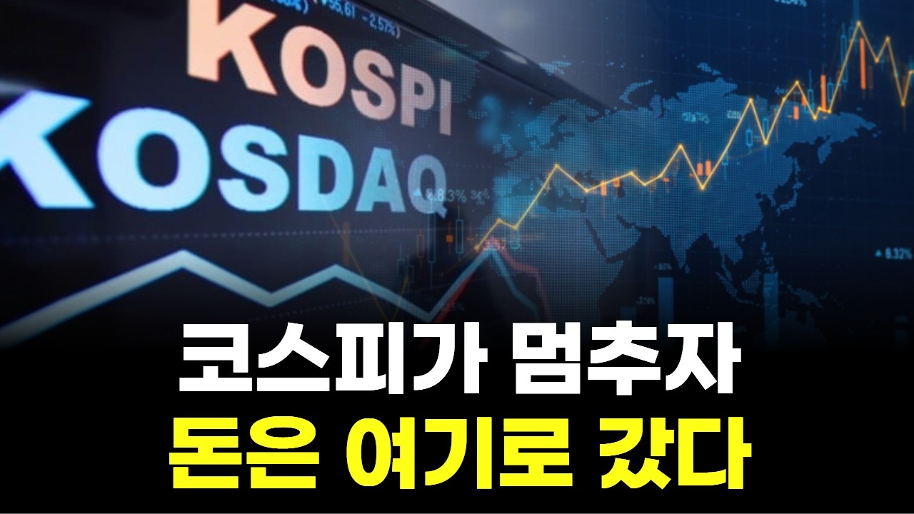 코스피가 멈추자, 돈은 여기로 갔다