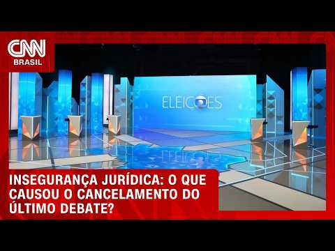 Último debate antes do 1º turno é suspenso; veja a linha do tempo do cancelamento e desdobramentos