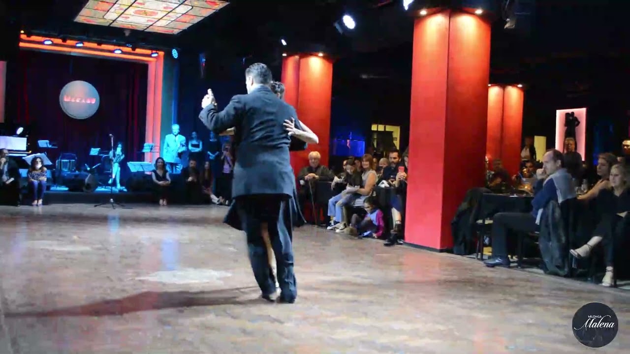 Bailaron en su reencuentro después de 15 años Mecha y el Pájaro en Milonga Malena - Marabu !! 3/3