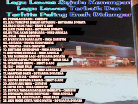 Lagu Lawas Sejuta Kenangan - Lagu Lawas Terbaik Dan Terhits Paling Enak Didengar