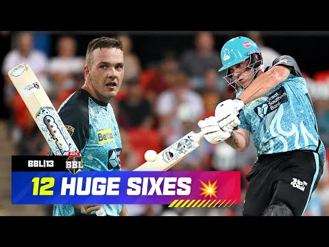 Josh Brown Hits The MOST SIXES in a BBL Match | #BBL13
