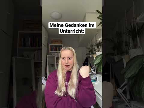 Unterricht ist nicht für mich bin ehrlich 😂