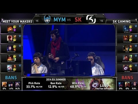 EU LCS MYM vs SK Game 1 Highlights (EU LCS Spring 2015)