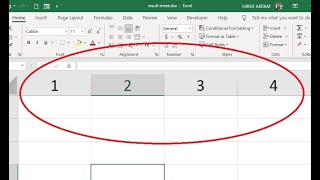 How to change the name of the column headers in Excel :  R1C1 reference style