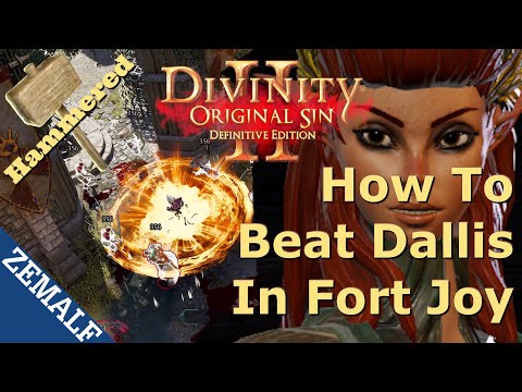 How to Beat Dallis in Fort Joy | D:OS2 Hammered Achievement | Divinity: Original Sin 2