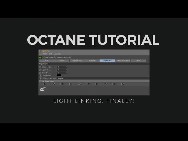 Octane Light Linking