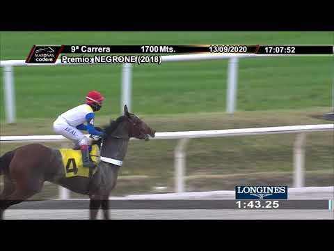 13/09/2020 – Hipodromo Maroñas – Carr 9 - NEGRONE (2018)