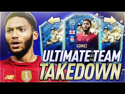 INSANE TOTS JOE GOMEZ TEAM TAKEDOWN! #FIFA20 Ultimate Team