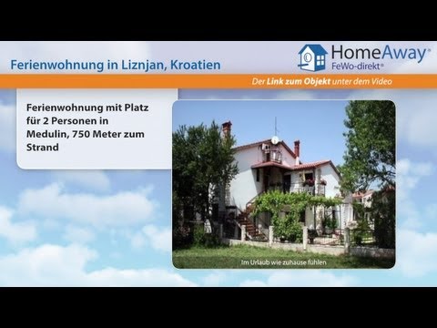 Istrien: Ferienwohnung mit Platz für 2 Personen in Medulin, 750 Meter zum - FeWo-direkt.de Video