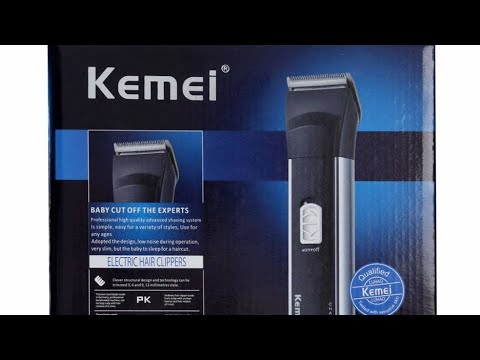 Kemei KM-2399 trimmer unboxing and review