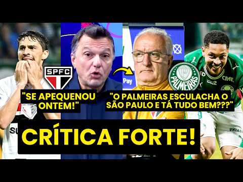 MAURO CEZAR: “O SÃO PAULO SE APEQUENOU ontem! O PALMEIRAS TIRA SARRO, ESCULACHA E TÁ TUDO BEM???”
